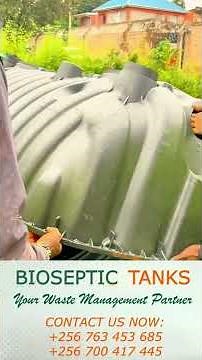 How to Assembly and Install a Plastic BioSeptic Tank in Uganda