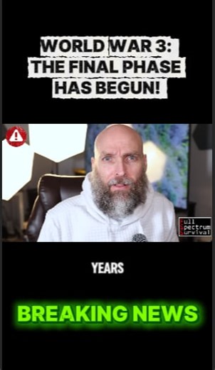 72K views · 1.3K reactions | WORLD WAR 3: THE FINAL PHASE HAS BEGUN! #BreakingNews #BREAKING #news #NewsUpdate #fyp #war | Canadian Prepper VLOG | Facebook