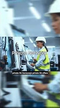Samsung Private 5G: 🚀 Revolutionizing Robotics with Intelligent Connectivity 🤖 #5G #Tech