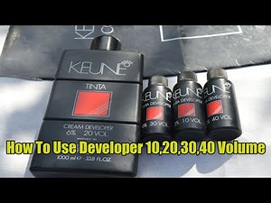 Keune Developer Using Method For All Types Of Hairs|10,20,30,40 Volume