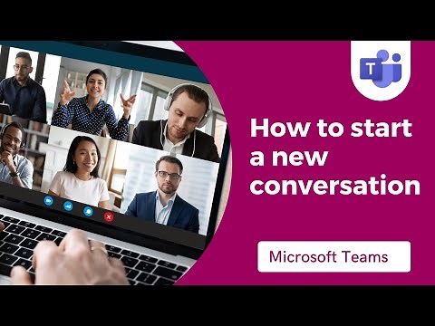 How to start a new conversation in Teams