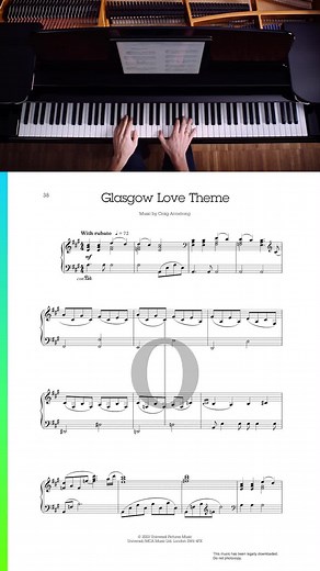 Glasgow Love Theme: Piano Tutorial