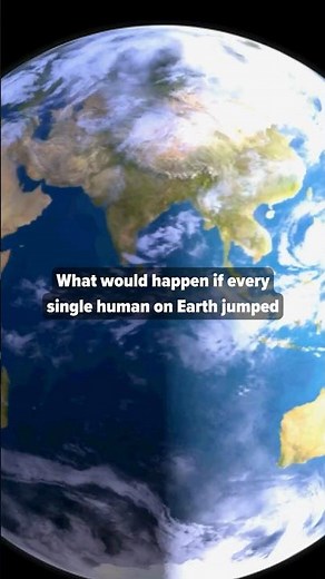 👉 What If Everyone on Earth Jumped at the Same Time? | Mind-Blowing Physics Explained