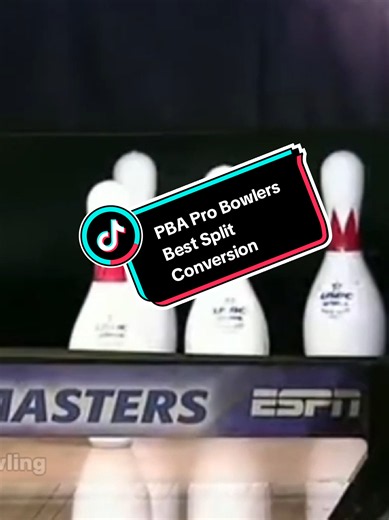 PBA Pro Bowlers Best Split Conversion #bowling #bowlingtiktok #split #pba #bowlingtok