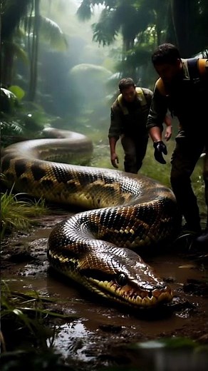 They Found the Largest Snake Ever Caught on Camera! 😳🐍 #shortsvideo