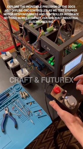 Testing the DDCS V3.1 Standalone CNC Controller. #ytshorts