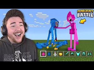 1000 HUGGY WUGGYS VS MOMMY LONG LEGS IN MINECRAFT…(so crazy)