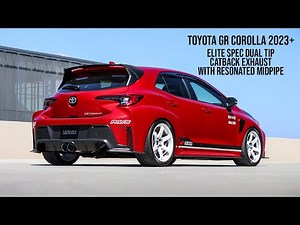 REMARK Elite Spec Dual Tip Catback Exhaust with Resonated Midpipe - Toyota GR Corolla 2023+