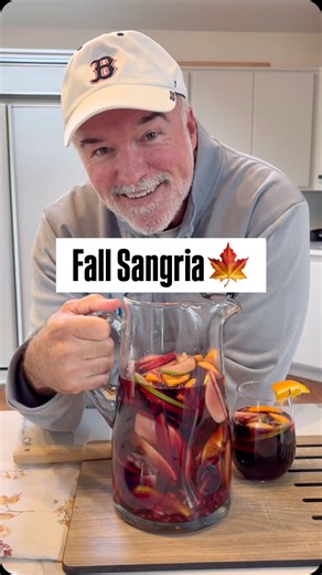 (Watch to the end!) Loaded with crisp apples, juicy pears, and warm spices, this Fall Sangria is the ultimate sip of the season. Whether you’re hosting Friendsgiving, a cozy bonfire night, or just unwinding after a long day—this delicious sangria delivers the perfect balance of sweet, spiced, and refreshing. 🍁COMMENT below with the word RECIPE, and I’ll send you a clickable link to the recipe! #fallsangria #fallismyfavorite #fallhappyhour #sangria #sangria🍷 #sangriatime #happyhourgoals #recipe