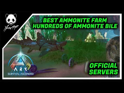 Best Ammonite Farming Location - Hundreds Of Ammonite Bile In Minutes | ARK: Survival Ascended