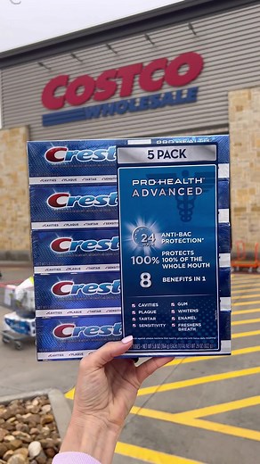Your pearly whites will thank you! #CrestPartner Now through 3/26 Costco’s Nationwide and on Costco.com have @crest Pro-Health Advanced toothpaste $4 off! With 24-hour whole mouth protection with twice daily brushing, your smile will be whiter and healthier than ever! Grab yours at @Costco or on Costco.com before the deal ends on 3/26! #CrestHasYouCovered