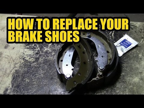 How to replace the brake shoes on a Renault Clio and other models