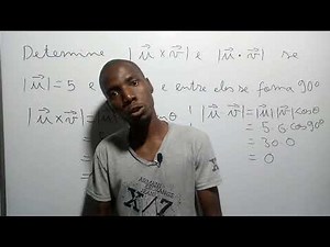 Como calcular módulo do produto escalar e módulo do produto vetorial