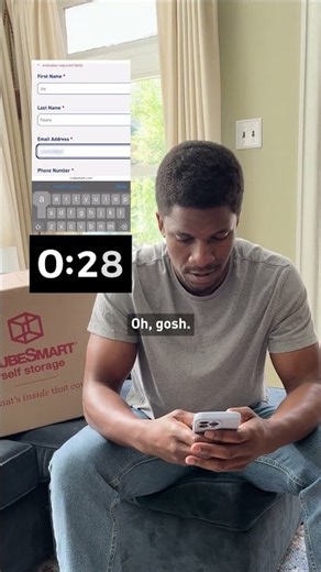 Renting a storage unit in under a minute