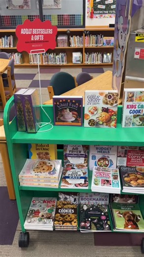 Our book fair is open and ready to see you at Parent Teacher Conferences. 🩷📚 Thank you to the many PTA volunteers that helped get it open and set up. You guys make the magic happen. 🪄 | Roosevelt Elementary Library