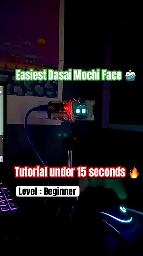 Cutest Arduino Project Ever! Mochi Face on OLED (Super Easy Tutorial)🤖 #arduino #robot #tech
