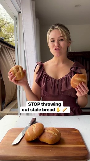 298K views · 7.8K reactions | Stop throwing out stale bread! 稜 #recipe #bread #stalebread #breadrecipes #breadrecipe #easyrecipe #simplerecipe #plantbased #plantbaseddiet #plantbasedrecipe #plantbasedeating #healthy #healthyeating #breadcrumbs #lowwaste #zerowaste #zerowasterecipe | PlantYou | Facebook