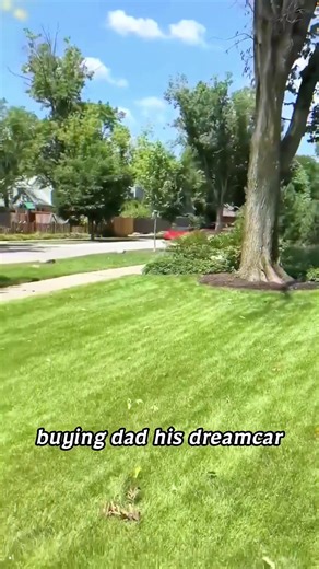 Every child dreams of buying their dad his dream car one day.#Dad#Surprise#Son#FamilyGoals#viralvideo