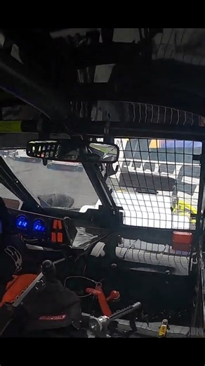 😲 Tyler Chapman's nerf bar did a LOT of heavy lifting in preventing an incident with brother Steven from becoming day-ending! | Stafford Motor Speedway