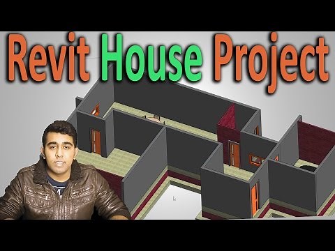 REVIT TUTORIAL 2D AND 3D HOUSE PROJECT TUTORIAL Part #1