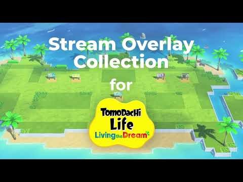 Tomodachi Life - Living the Dream - Utopia Overlay Package [Twitch/YouTube/Kick][OBS/SLOBS/XSPLIT]