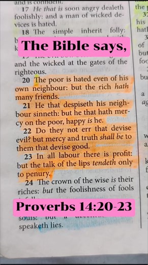 Proverbs 14:20-23 #BibleExposition | Marites Achas