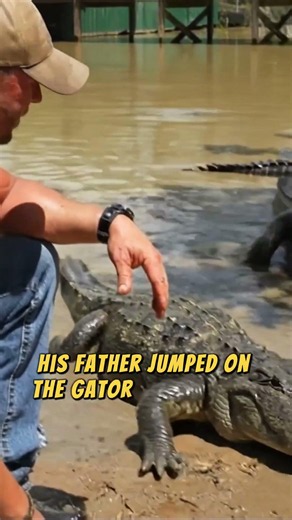 Alligators in Mud and Water
