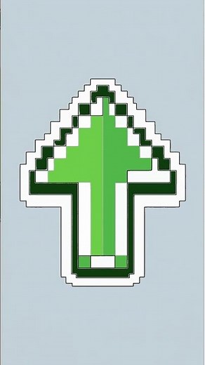 Draw Easy Pixel Art Up Arrow: Step-by-Step Tutorial!