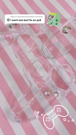 @itachisthiccbussylips I am finally on to it! Coming soon: ps4 and ps5 controller cases! 🎮💫💕 #playstation #decoden #kawaii #rhinestone