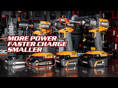 MOST Powerful YET! RIDGID 18V 4Ah EXP Battery Review