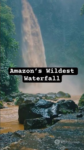 Amazon’s Wildest Waterfall 🌊 | Nature’s Untamed Beauty”