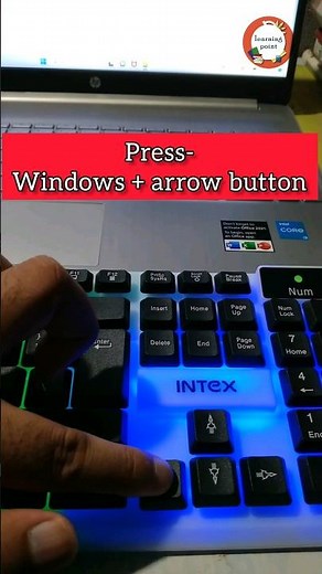 How to split screen in laptop | #shorts #splitscreen #viral