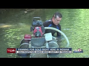 Panning for gold in Indiana