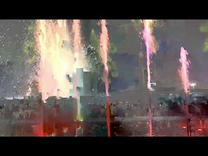 Musical fountain at Mysore Dasara Exhibition