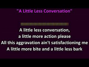 Elvis Presley - A Little Less Conversation