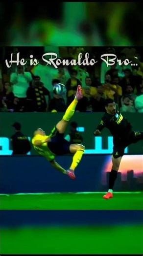 Ronaldo's mind-blowing bicycle shot..🔥💯
