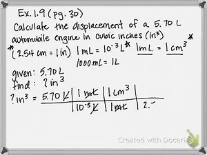 Example 1.9 Unit Conversions Involving Units Raised to a Power
