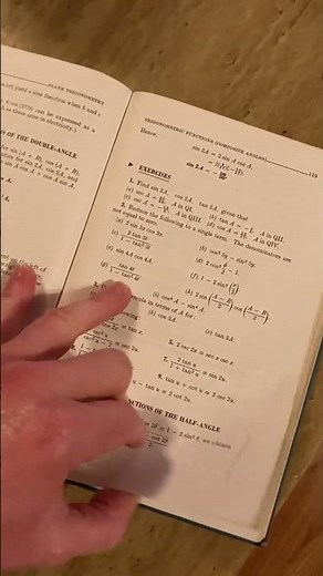 Old Trigonometry Book #mathematics