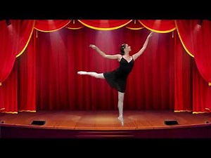 Ballerina Dancing - Green Screen