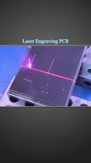 laser engraving pcb #pcb #electronic #technology