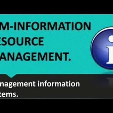 INFORMATION RESOURCE MANAGEMENT(IRM) ⭕🔎⭕🔎✴✴✴✴management information systems.🛑pls subscri
