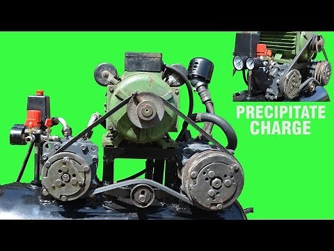 Making Air Compressor using Car parts
