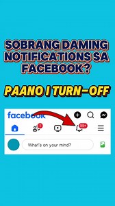 39K views · 431 reactions | SOBRANG DAMING NOTIFICATIONS SA FACEBOOK? PAANO I TURN OFF #FacebookNotificationOverload #SocialMediaStruggle #NotificationNightmare #FacebookFrenzy #NotificationShutdown | Tutorial vibes | Facebook