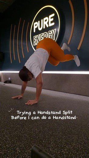 Trying a Handstand Split - I can't do a Handstand or the Splits 😅✨️🤸🏾‍♀️