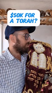 177K views · 6.1K reactions |  Did you know a brand-new Torah scroll can cost up to $50,000? ✍️ Come with me to meet a scribe and uncover the ancient Jewish art of writing the Torah! #Torah #JewishTradition #Mitzvah | Rabbi Raps | Facebook