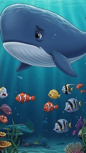 " blue friend"নীল বন্ধু,,,#fish #FRIENT #animation