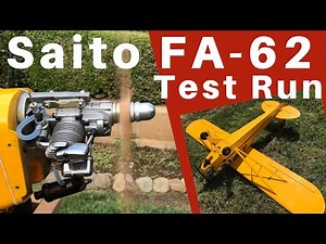 Saito FA-62 RC Glow Engine Troubleshooting Part 5, adjusting carburetor, throttle, idle