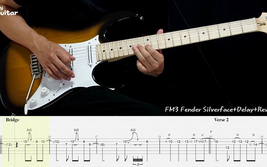 Eric Clapton - Wonderful Tonight instrumental Guitar Lesson With TAb(Slow tempo)