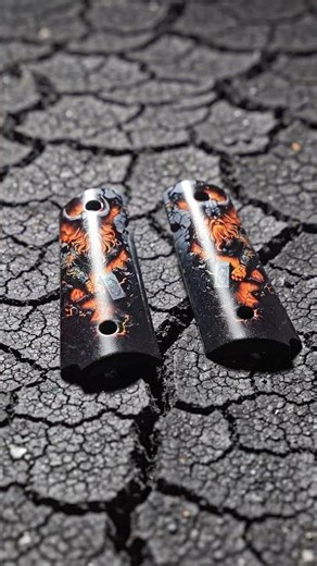 1911 Full size ABS grips with Viking Printed #1911 #1911grips