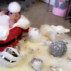 16K views · 740 reactions | Baby Dream Kardashian wearing new KIDS Santa Baby socks!! Available now at ShopArthurGeorge.com | Arthur George | Facebook